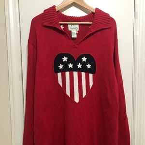 Vintage Style American Quacker Factory Sweater